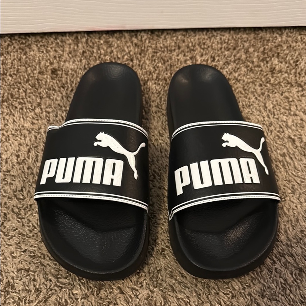 Puma Black Men’s 12 Slides - Gently Worn/Smoke & Pet Free